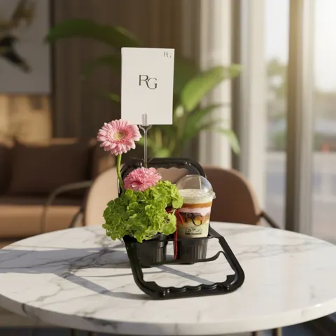 ورد مع كوب كيك رقم.25139