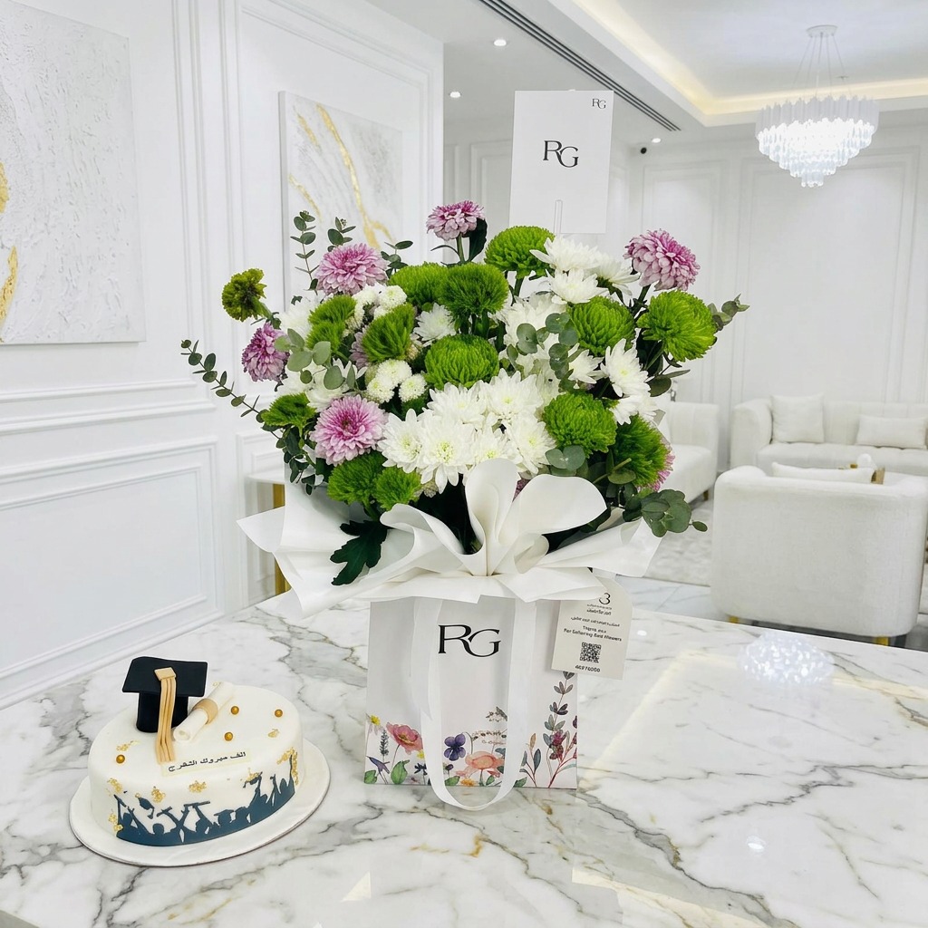 باقة ورد مع كيك رقم.28218