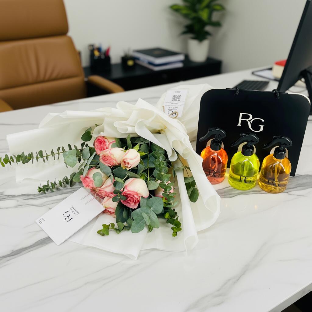 باقة ورد مع مرشات RG رقم.10424