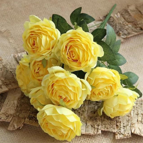 ورد اصفر اصطناعي 7 قطعه رقم.4277