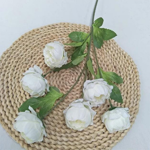 بيبي روز ابيض اصطناعي ٣ قطع رقم.4307