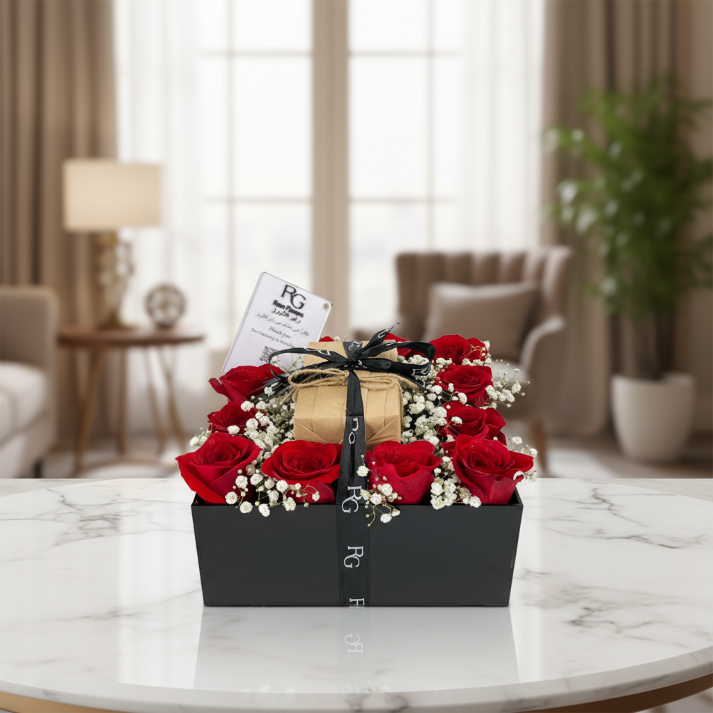 صندوق هدايا الورد رقم.5064