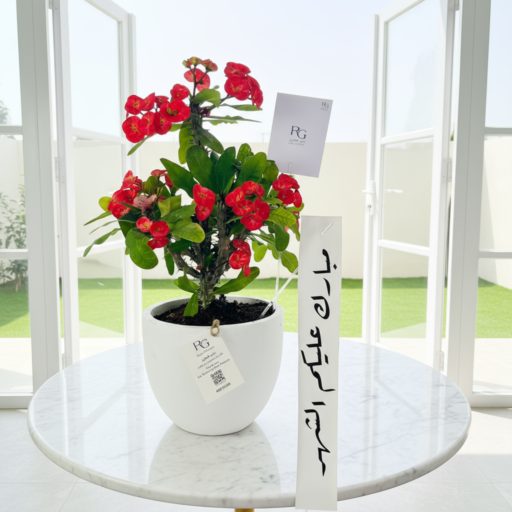نبات فربيون شوكة المسيح رقم.16589