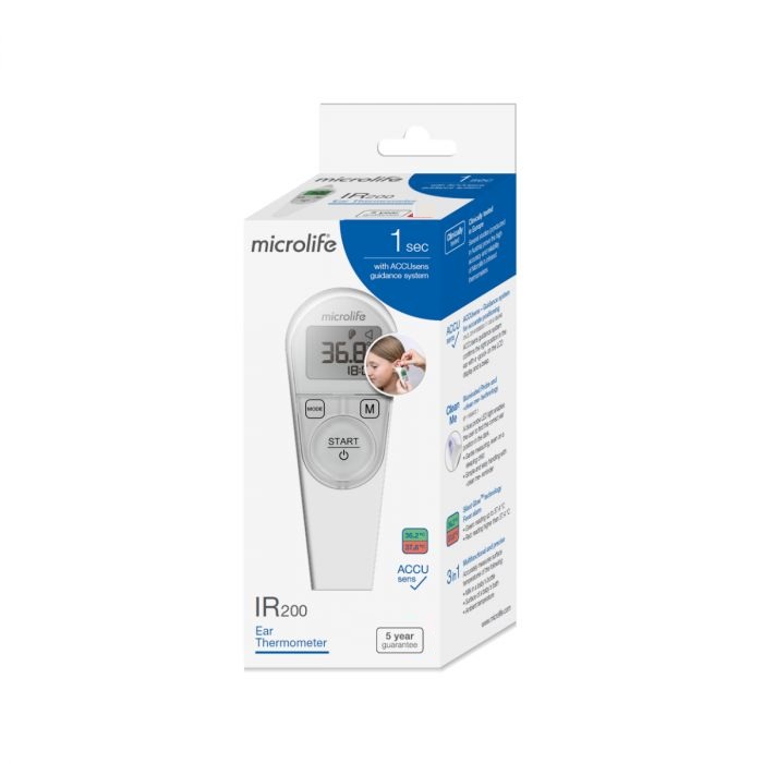مقياس حرارة الأذن ACCU Sens IR200 من Microlife رقم 12420