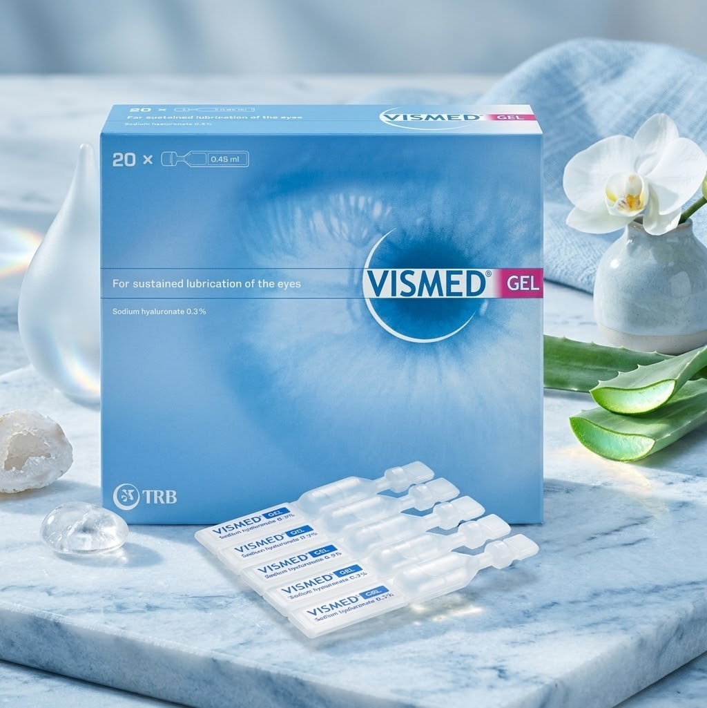 جل فيزميد للعين هيالورونات الصوديوم 0.3% – 20 × 0.45 مل – رقم 15698
