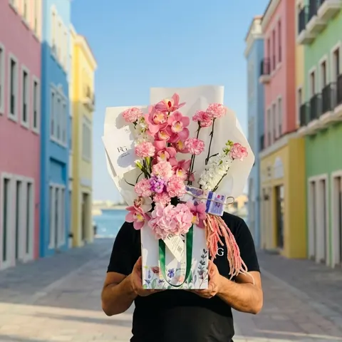 باقة ورد مع فلوس رقم.15941