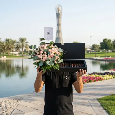 ورد مع شوكولاته رقم.11712