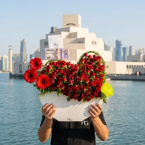بوكس ورد مع فلوس رقم.15968