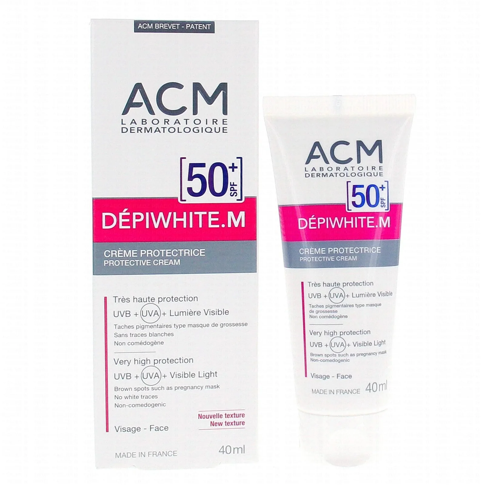 اي سي ام ديبيوايت.ام كريم الحماية SPF50+ 40 مل رقم 8358