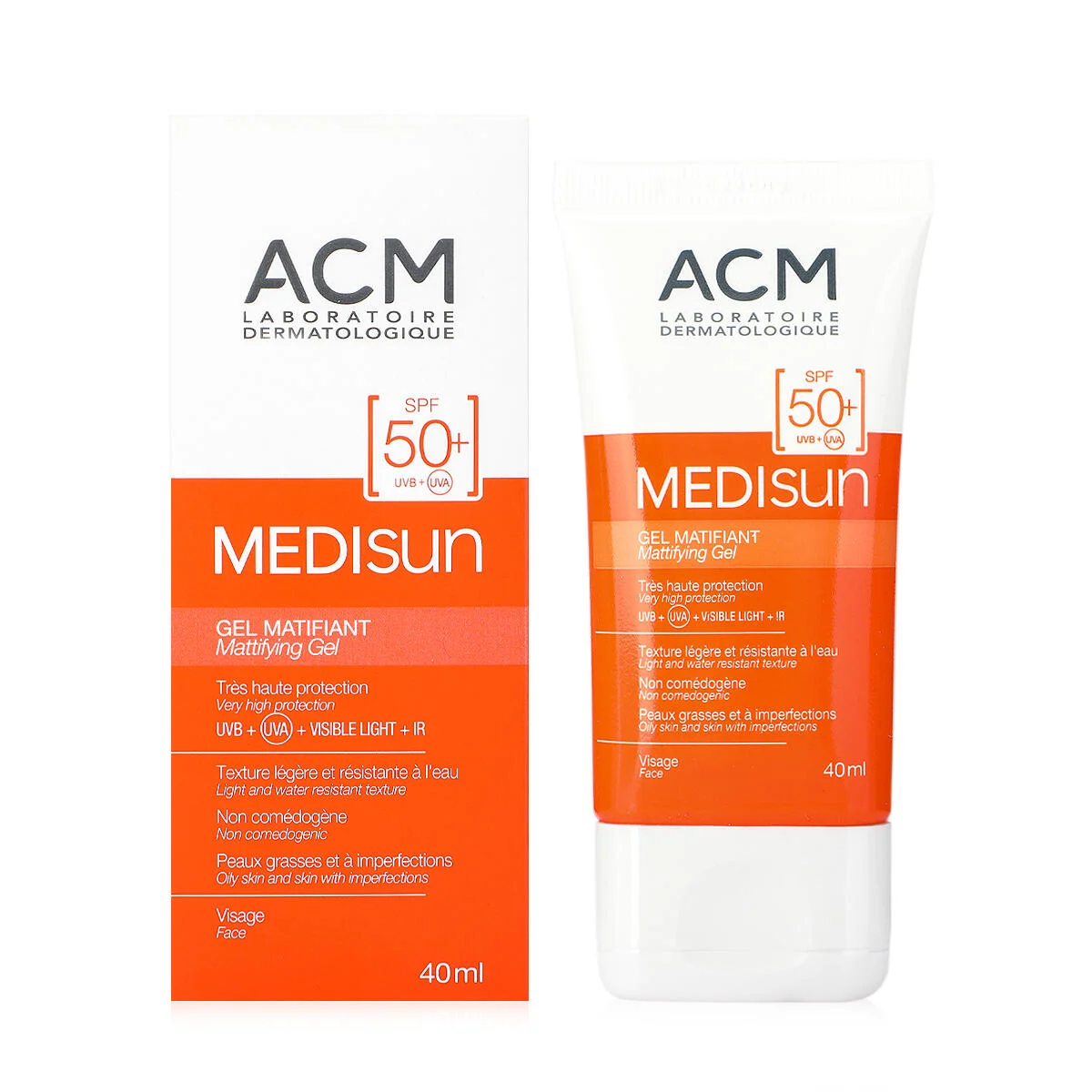 جل ACM Medisun Mattifying Gel SPF50+ 40ml رقم 13061