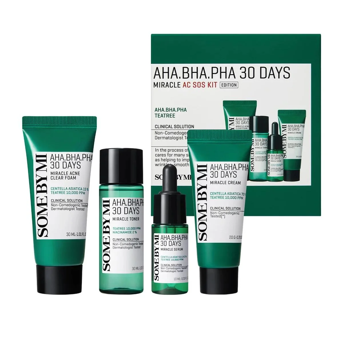 مجموعة سوم باي مي AHA.BHA.PHA Miracle Ac SOS لمدة 30 يومًا رقم 11046