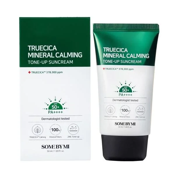 كريم الوقاية من الشمس Truecica Calming Tone-Up من سوم باي مي 50 مل، رقم 11053