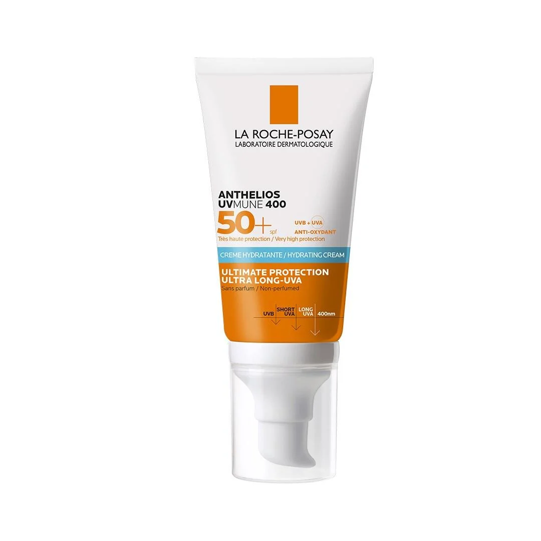 كريم الوقاية من الشمس Anthelios UVMune 400 من لاوش بوزيه بعامل حماية من الشمس SPF50+، 50 مل، رقم 9315