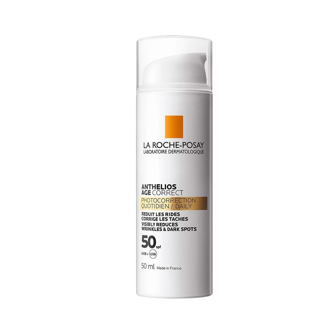 واقي الشمس أنثيليوس إيج كوريكت SPF50 من لاوش بوزيه مع النياسيناميد 50 مل رقم 9327
