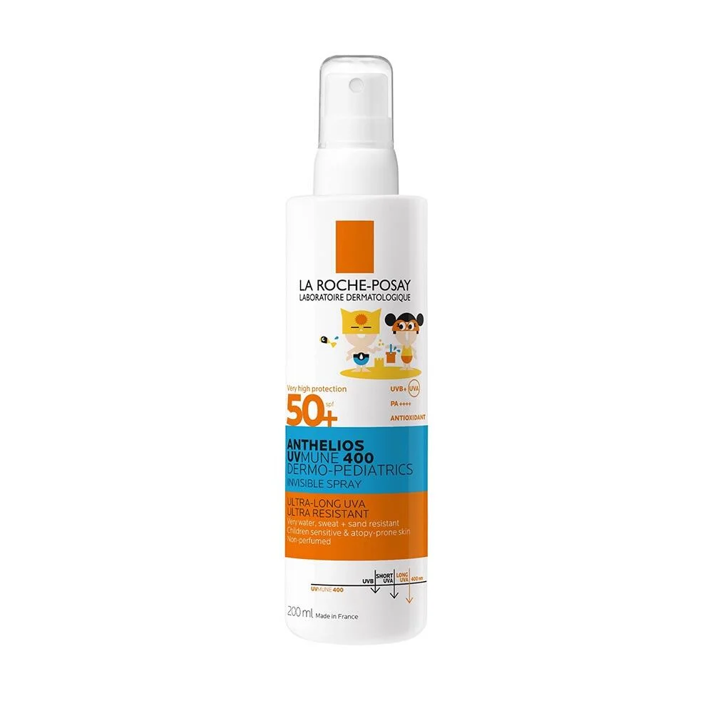 رذاذ لاروش بوزيه انتيليوز UVMUNE400 DERMO-PEDIATRICS INVISIBLE SPF50+ 200 مل رقم 9337