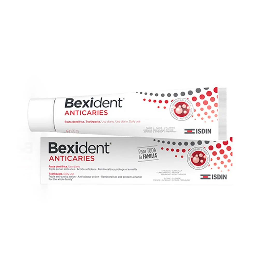 معجون أسنان ISDIN Bexident Anticaries 125 مل رقم 10619