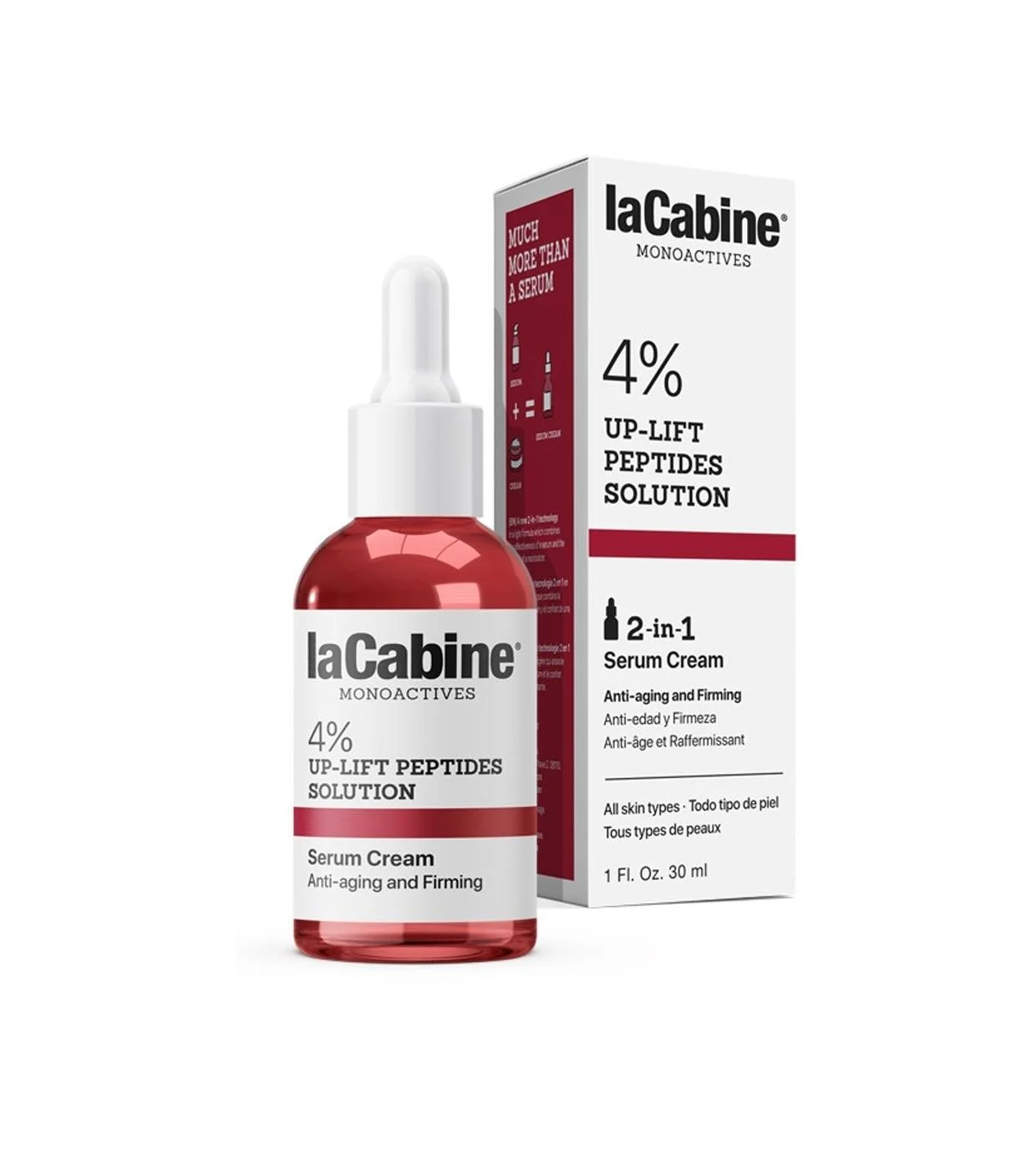 كريم سيروم 2 في 1 من لا كابين 4% Up-Lift Peptides Solution 30 مل رقم 12871
