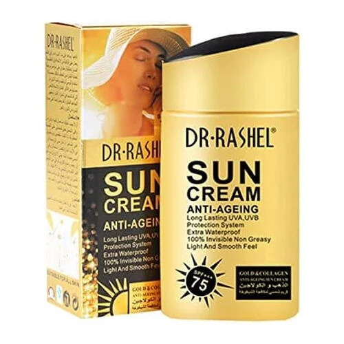 كريم دكتور راشيل المضاد للشيخوخة بعامل حماية من الشمس SPF75+ 80 جم رقم 8701