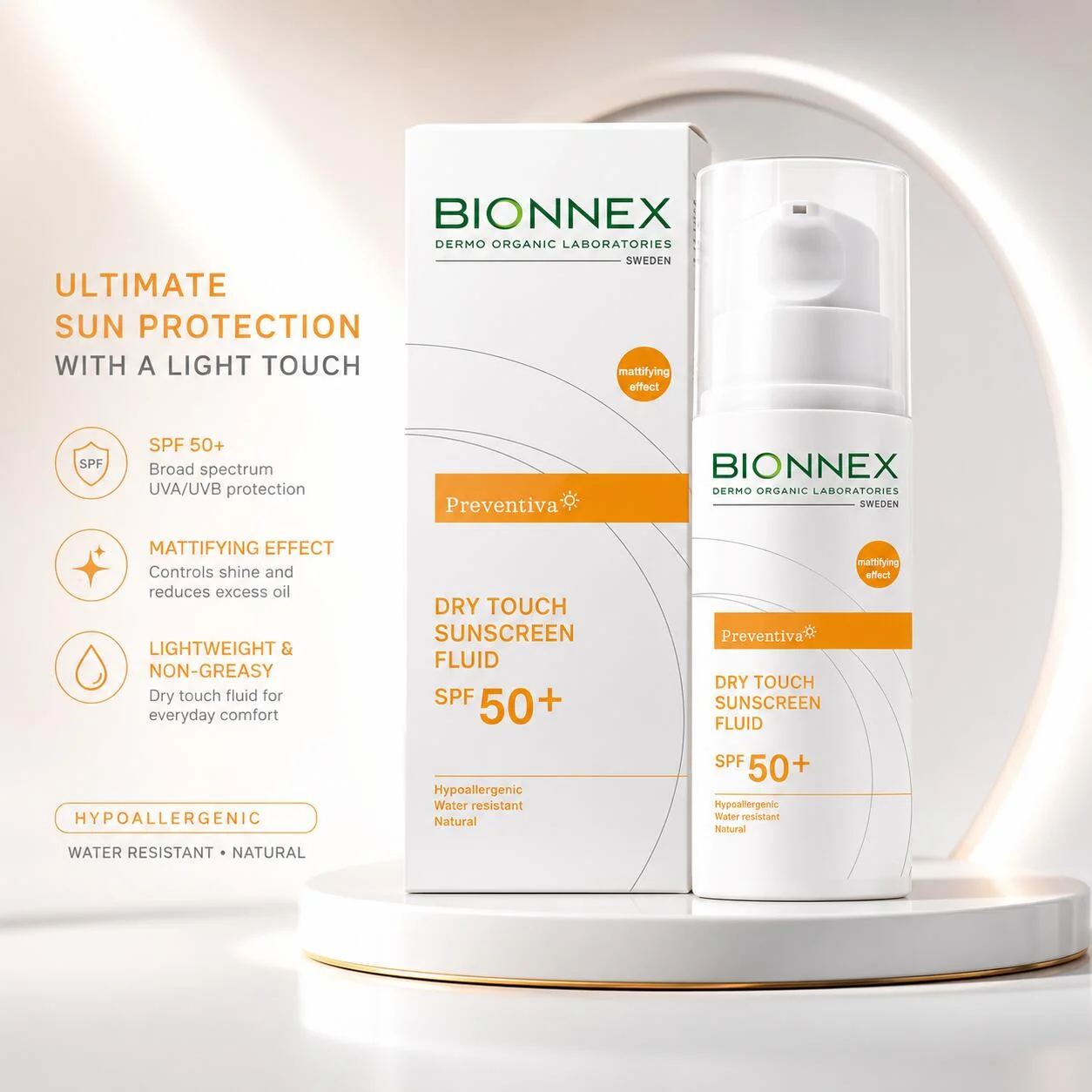 بيونيكس بريفينتيفا سائل واقي من الشمس ذو تأثير جاف مع عامل حماية من الشمس SPF50+ 50 مل رقم.16051