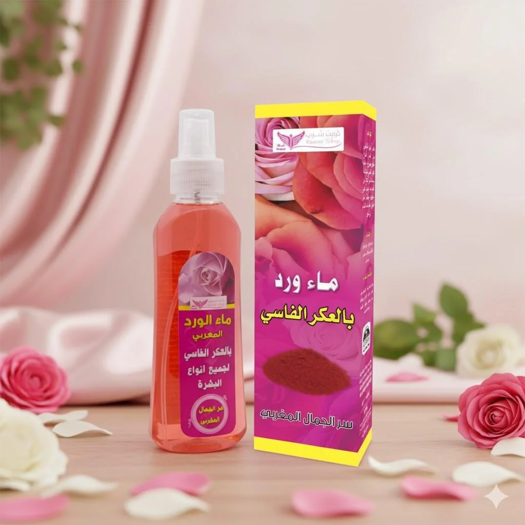 كويت شوب ماء الورد مع العكر الفاسي 200 مل رقم.15080