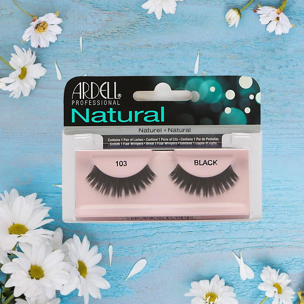 رموش أرديل الطبيعية 103 السوداء للعين، زوج واحد، رقم 13751