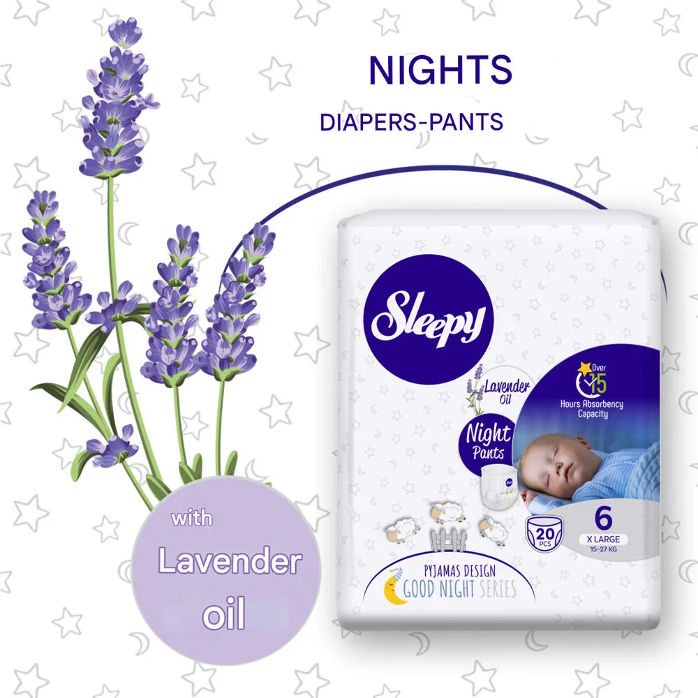 بنطلون ليلي للنوم (6 XL 15-27 كجم) 20 قطعة رقم 12978