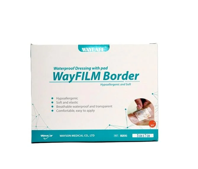 Waycare Wayflim ضمادات مقاومة للماء مع وسادة (5 سم × 7 سم) 100 قطعة رقم 9172