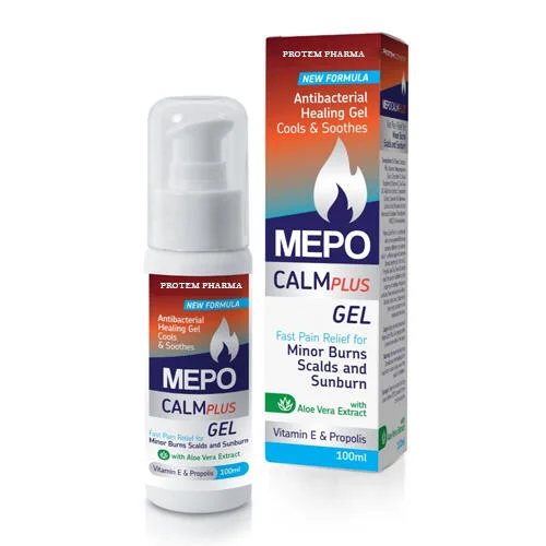 جل MEPO Calm Plus العلاجي المضاد للبكتيريا يبرد ويلطف 100 مل رقم 8992