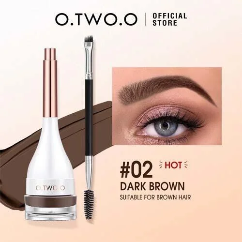 o.two.o كريم صبغ الحواجب الطبيعي (#02) [SC029] رقم 6386