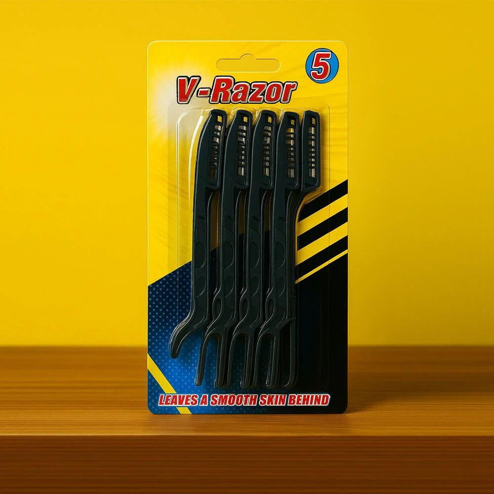 شفرات حلاقة V-Razor 5 قطع رقم 13283