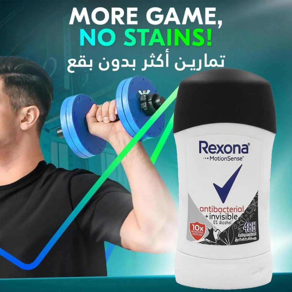 ريكسونا مضاد للبكتيريا + مزيل عرق غير مرئي 40 جم رقم.6503