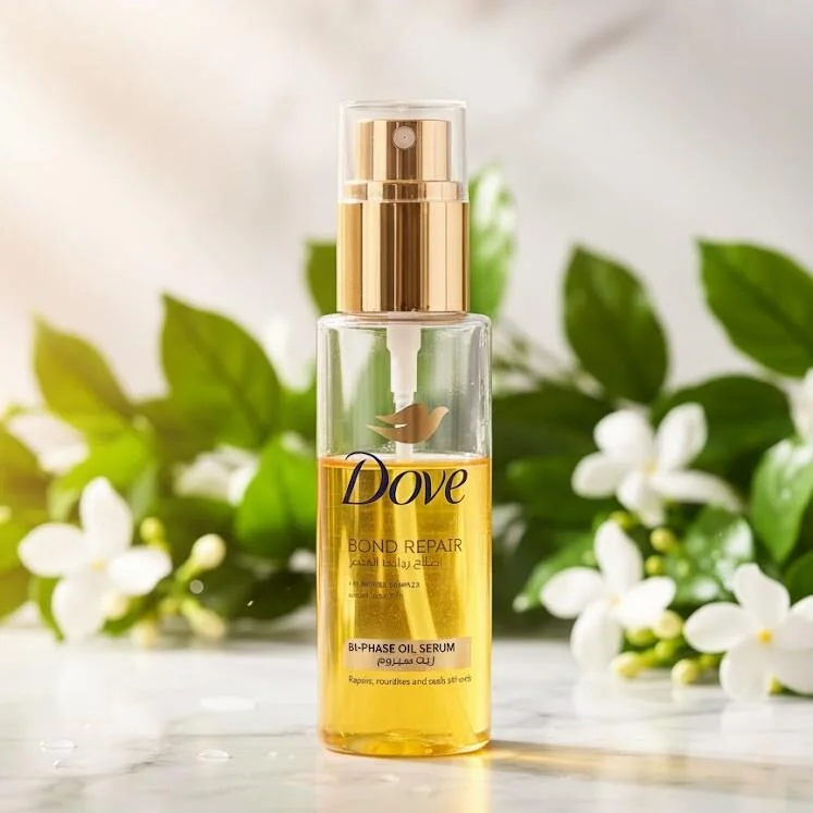 سيروم زيت ثنائي المفعول Dove Bond Repair BI-Phase Oil Serum بحجم 80 مل رقم 14862