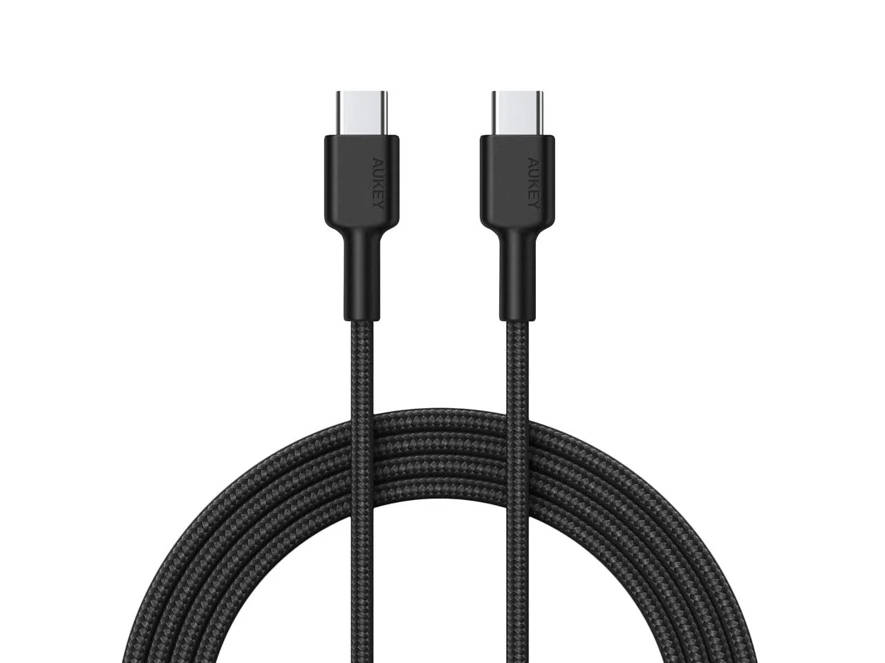 كابل Aukey Impulse Braided CC 0.9M USB-C إلى C رقم.5509E