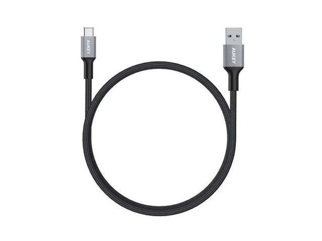 مجموعة من 3 كابلات من النايلون المضفر من Aukey إلى USB-c بطول 1 متر رقم.5502E