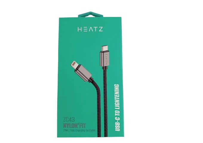 كابل شحن سريع USB-C TO Lightening من Heatz ZC43 رقم.5092E