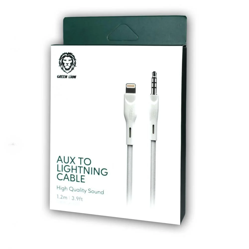 كابل Greenlion Aux إلى Lightning رقم.5461E