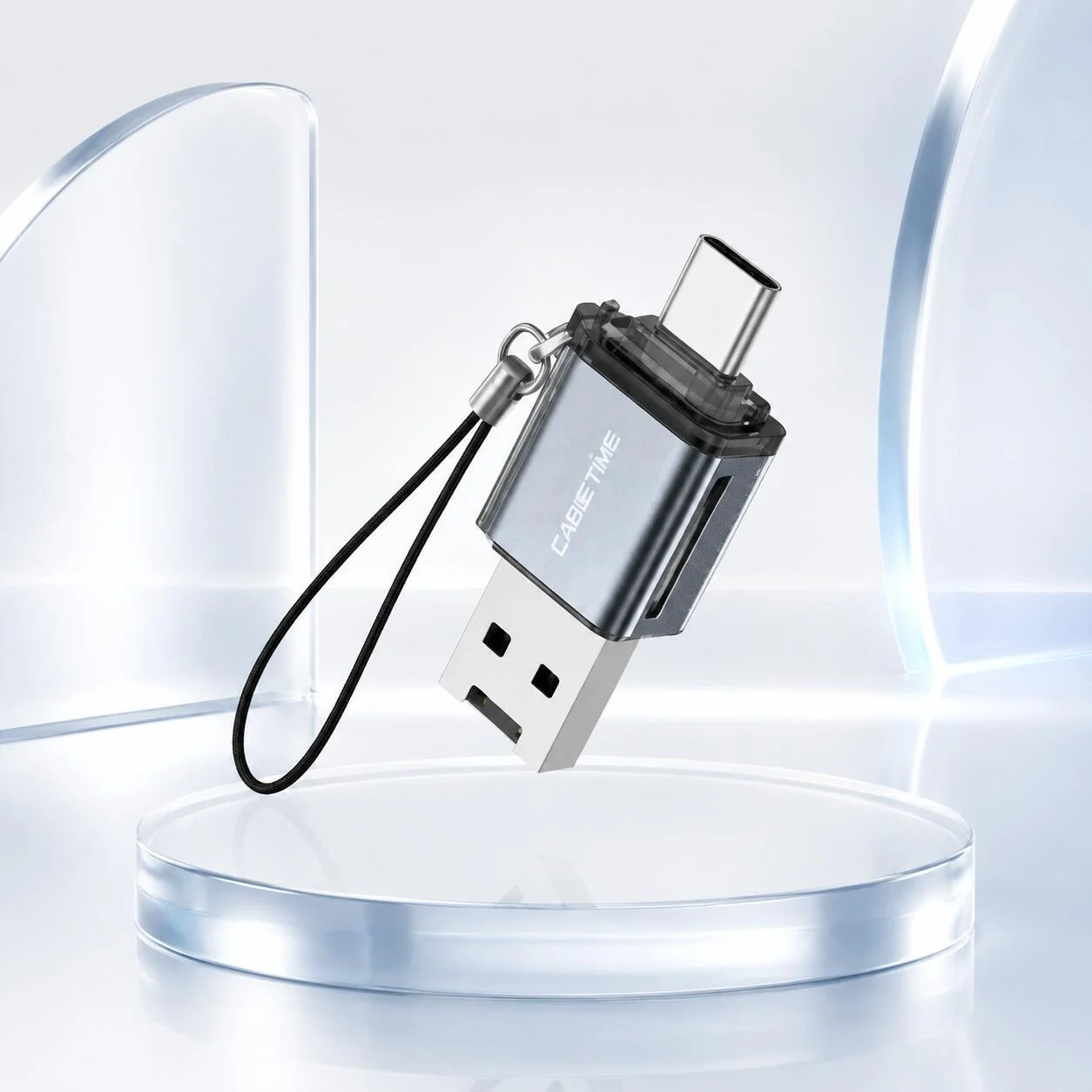 قارئ بطاقات غرين ليون 2 في 1 GN2N1MSDCDGY رقم.27356