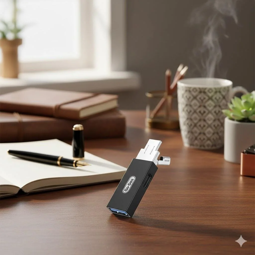 محول Go-Des 4 في 1 من النوع C USB3.0 GD-CT192 رقم.21594