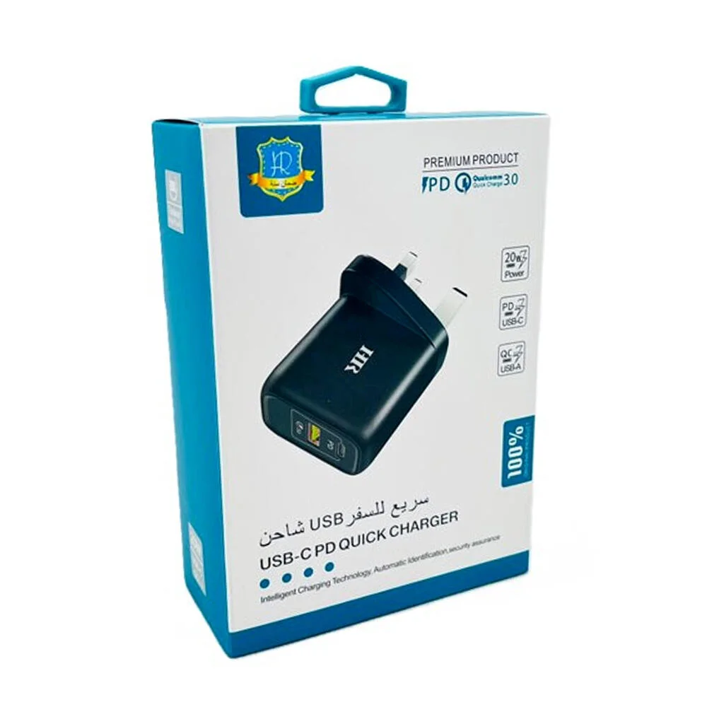 محول طاقة الموارد البشرية شاحن سريع USB-C PD رقم.413E