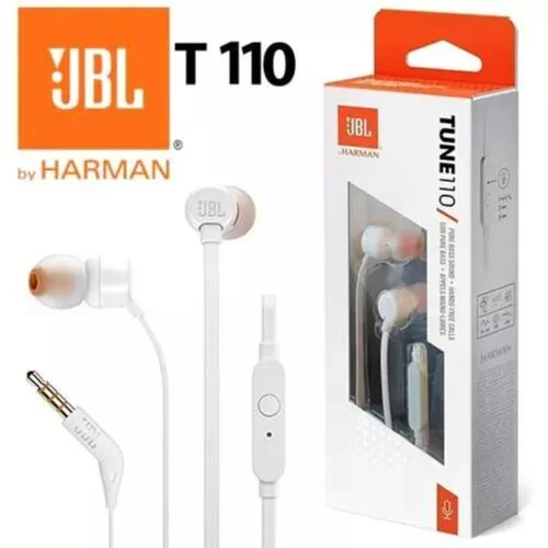 جي بي أل سماعات رأس T110 أبيض رقم.25098