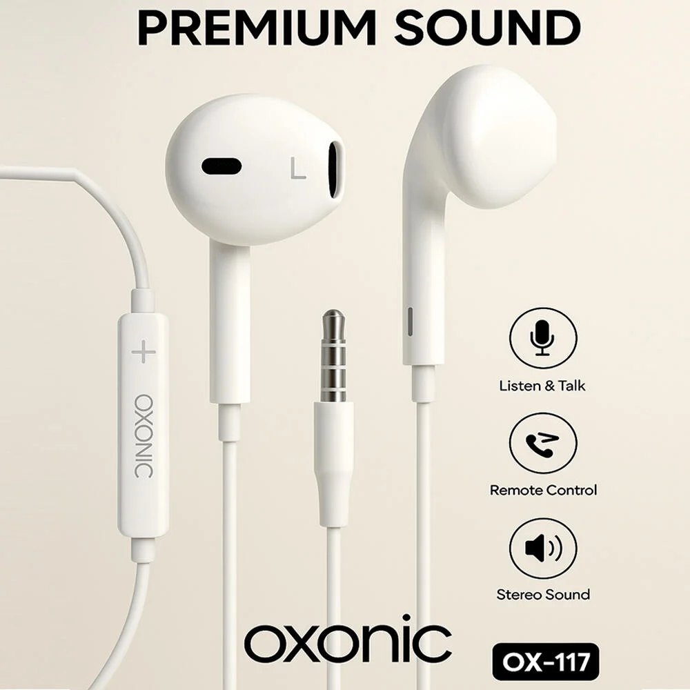 سماعة أذن ستيريو من أوكسونيك رقم OX-117 رقم.18542