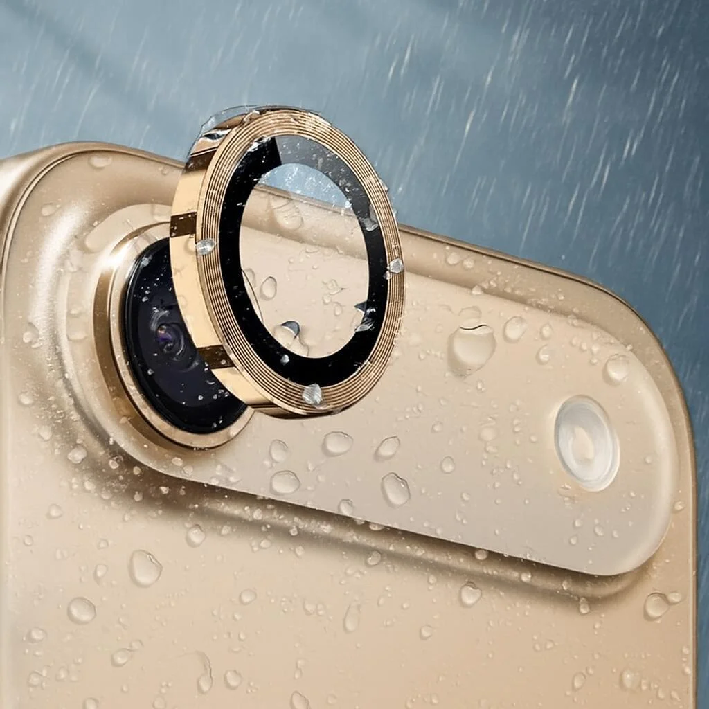 واقي عدسة كاميرا iPhone 17 Air (ذهبي) رقم.20068