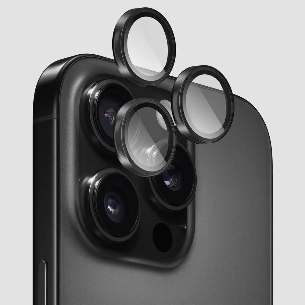 واقي عدسة كاميرا iPhone 17 Pro Max (أسود) رقم.20075