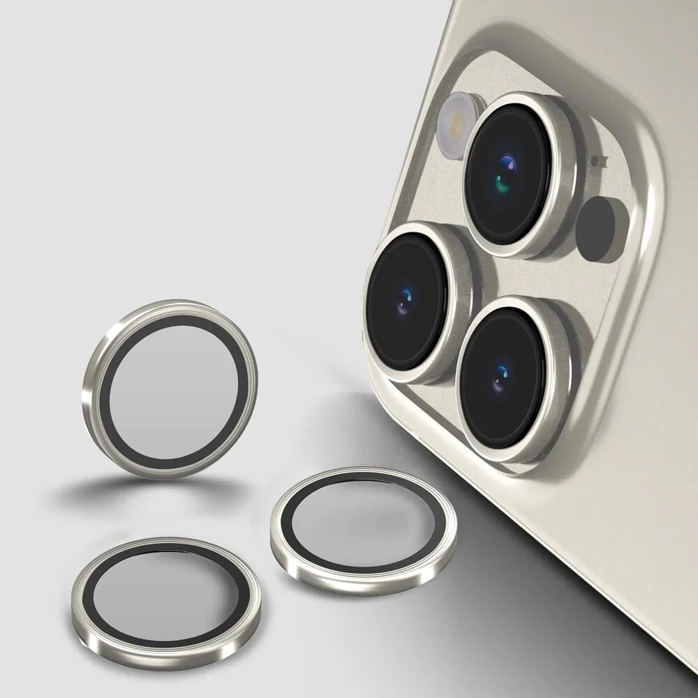 واقي عدسة كاميرا iPhone 17 Pro Max (تيتانيوم) رقم.20078