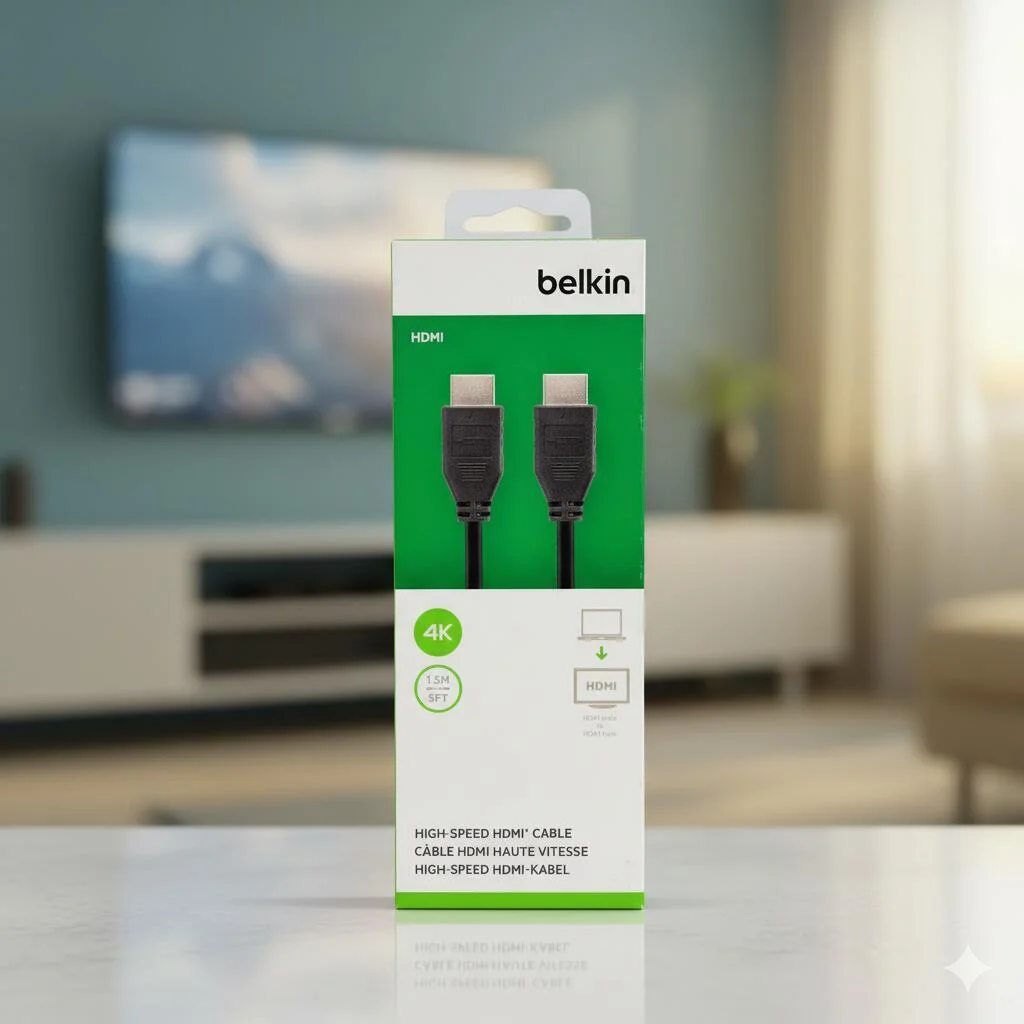 كابل HDMI عالي السرعة من Belkin بطول 1.5 متر رقم.20968