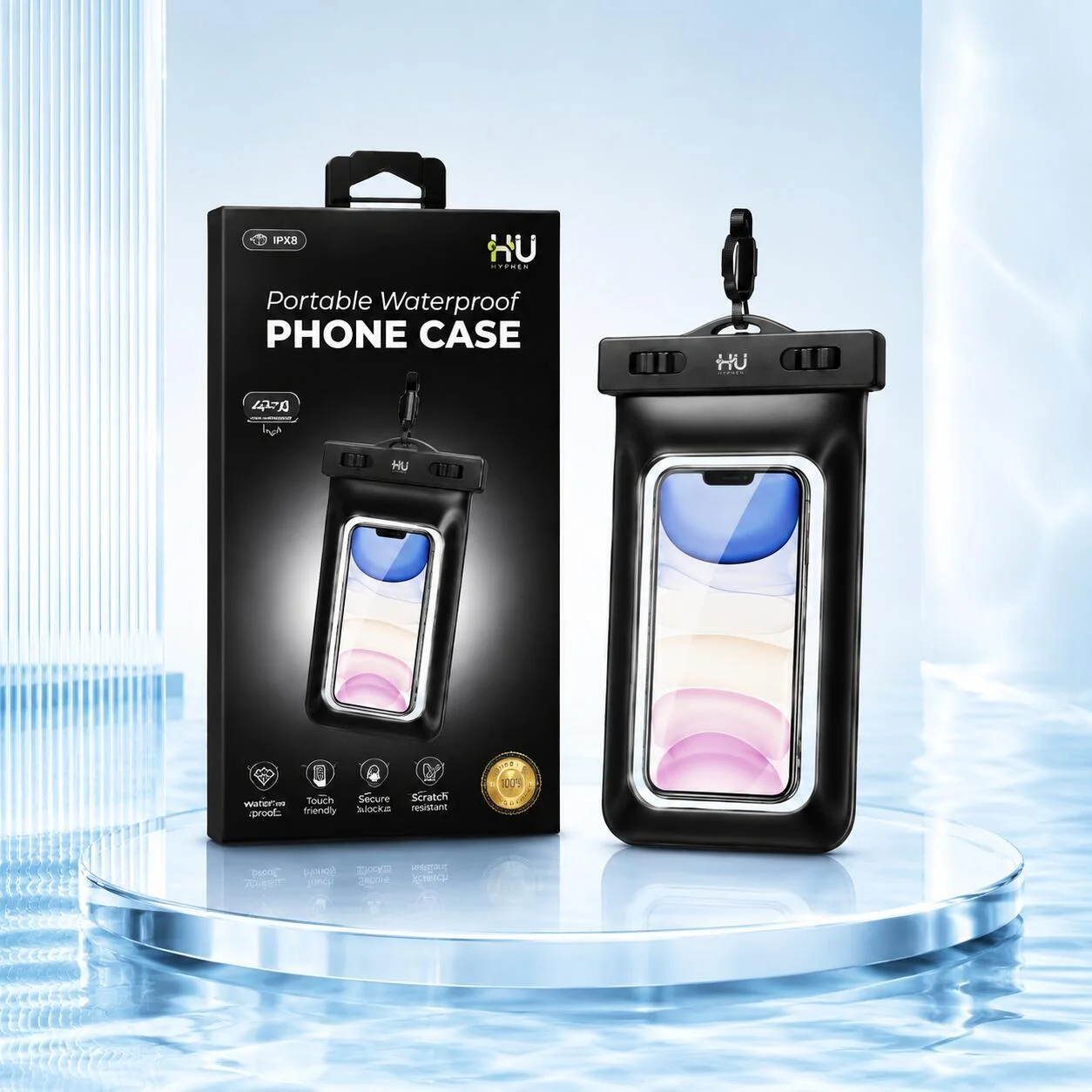 حافظة هاتف HU محمولة مقاومة للماء IPX8 - HAC-1046 رقم.27392