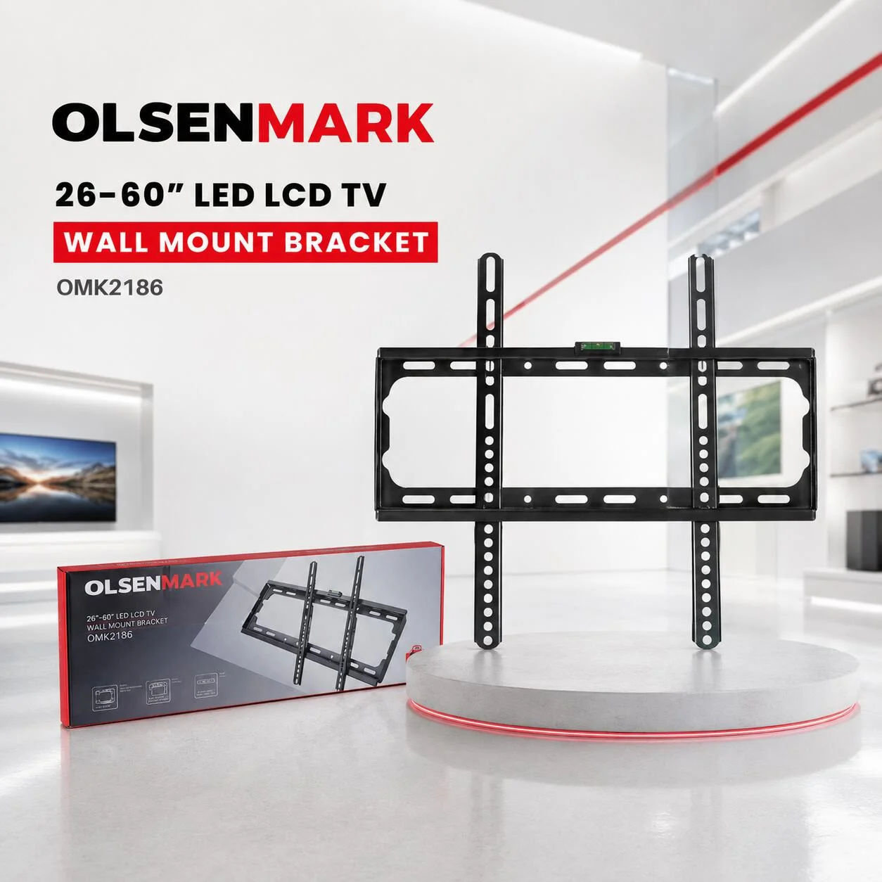 حامل جداري لتلفزيونات LED وLCD من أولسنمارك، مقاس 26-60 بوصة - OMLB1268 رقم.27794