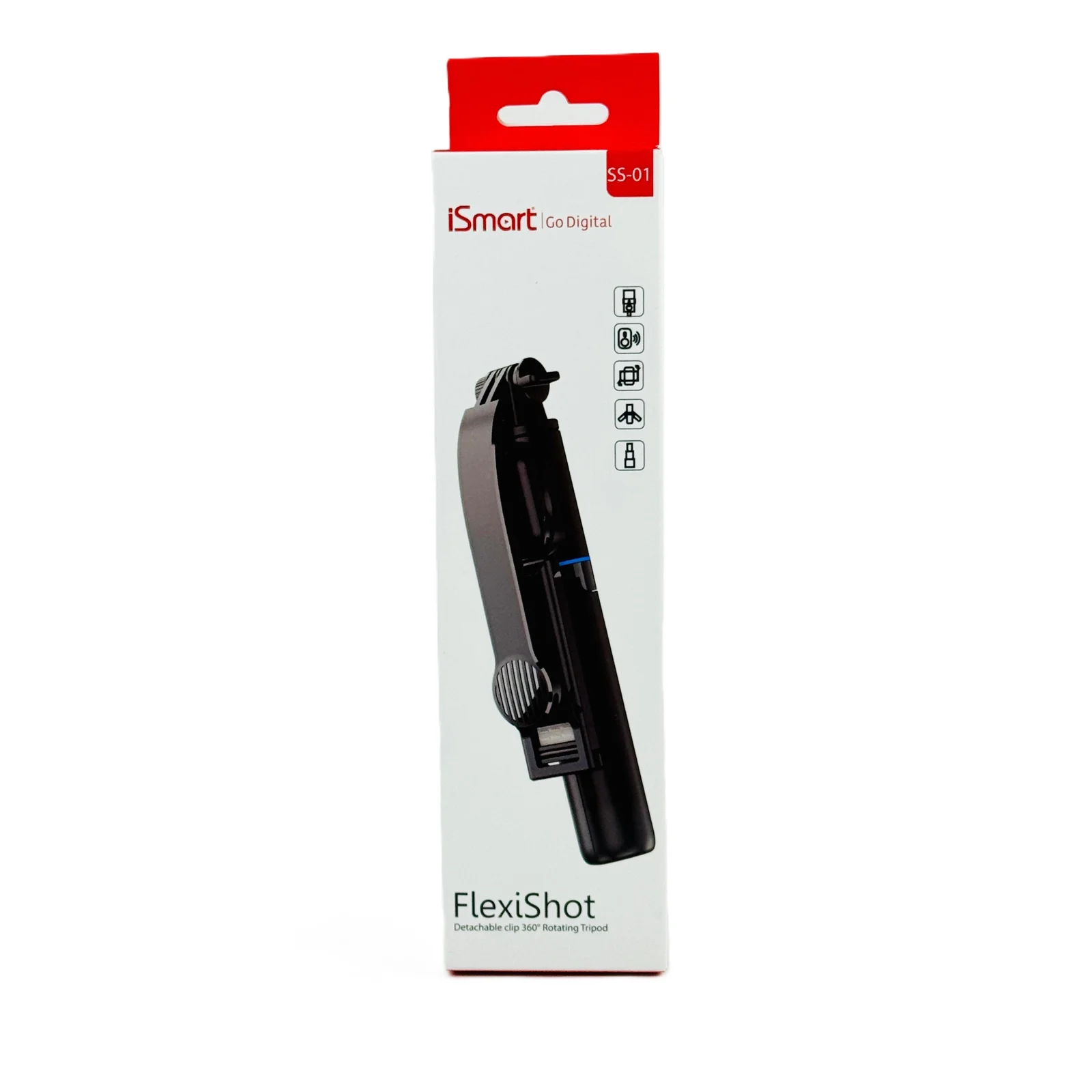 حامل ثلاثي القوائم Ismart Flexishot القابل للفصل 360 درجة SS-01 رقم.17761