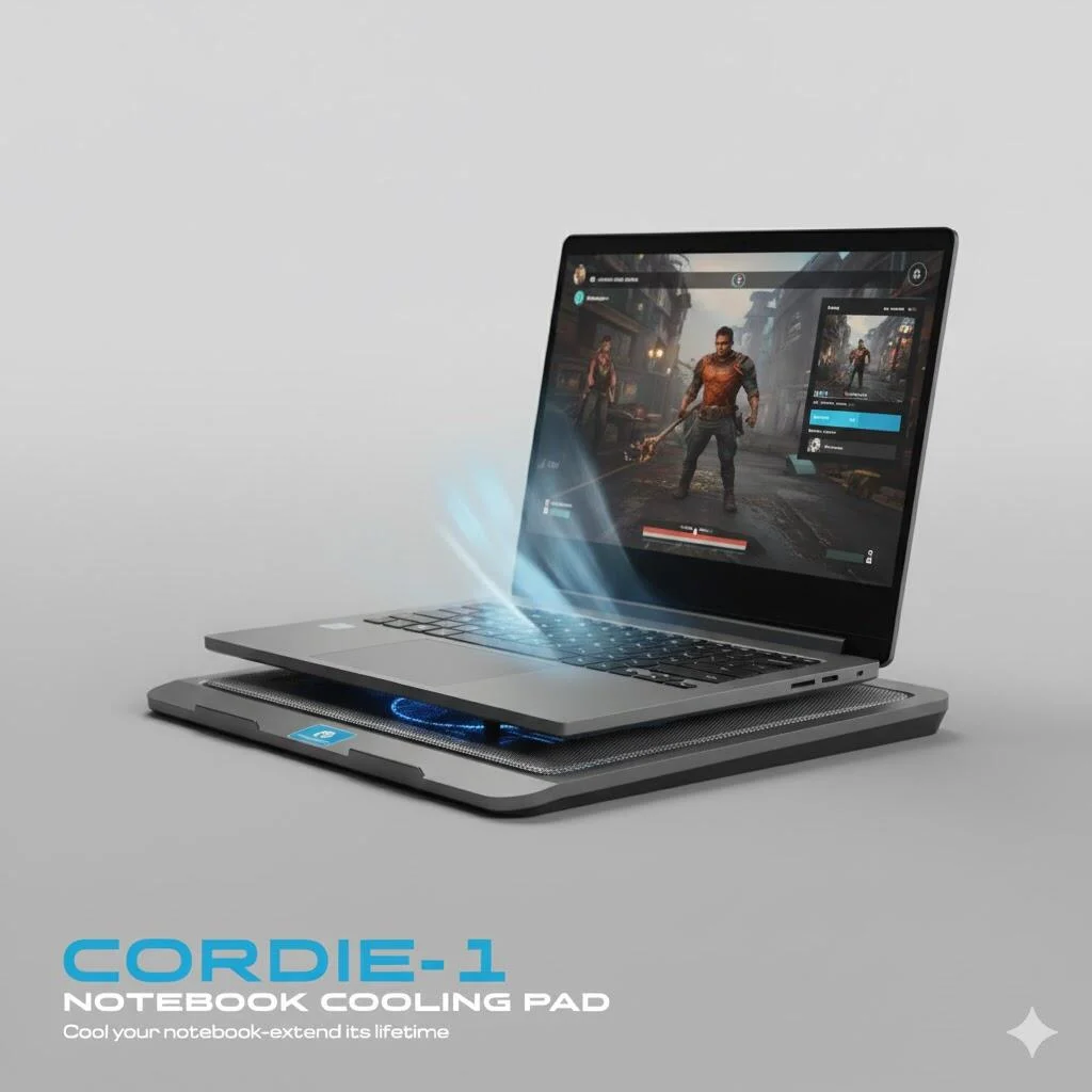لوحة تبريد للحواسيب المحمولة من ميكوسو موديل Cordie-1 رقم NCP-063 رقم.21463