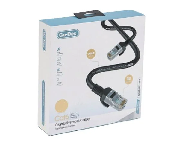 كابل شبكة جيجابت Cat6 من جودز 5 متر GD-HM891 رقم.5875E